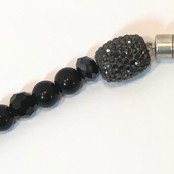 Heavy Silver Bib Necklace - Picture 6 of 6